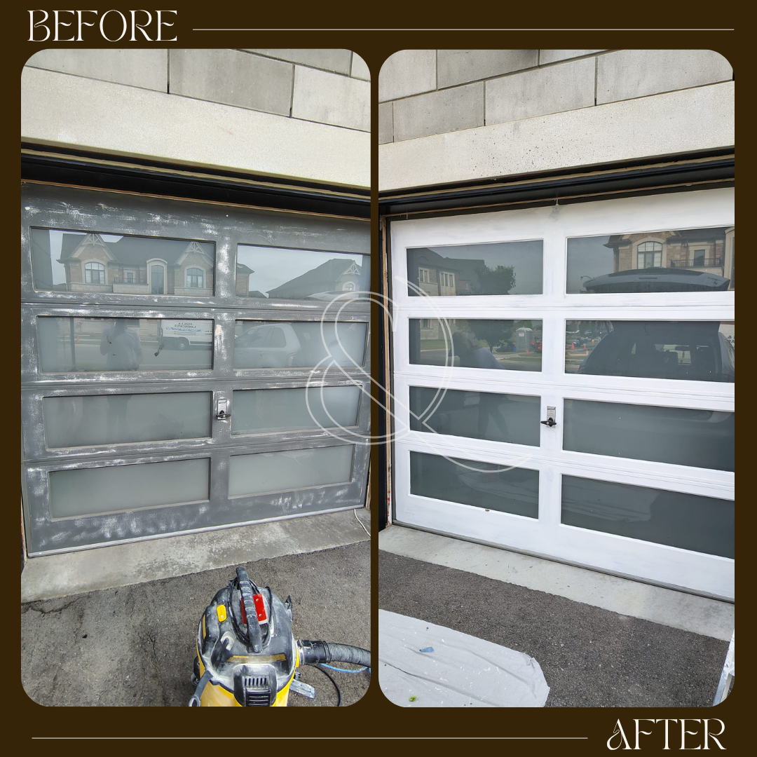 Garage door refinish